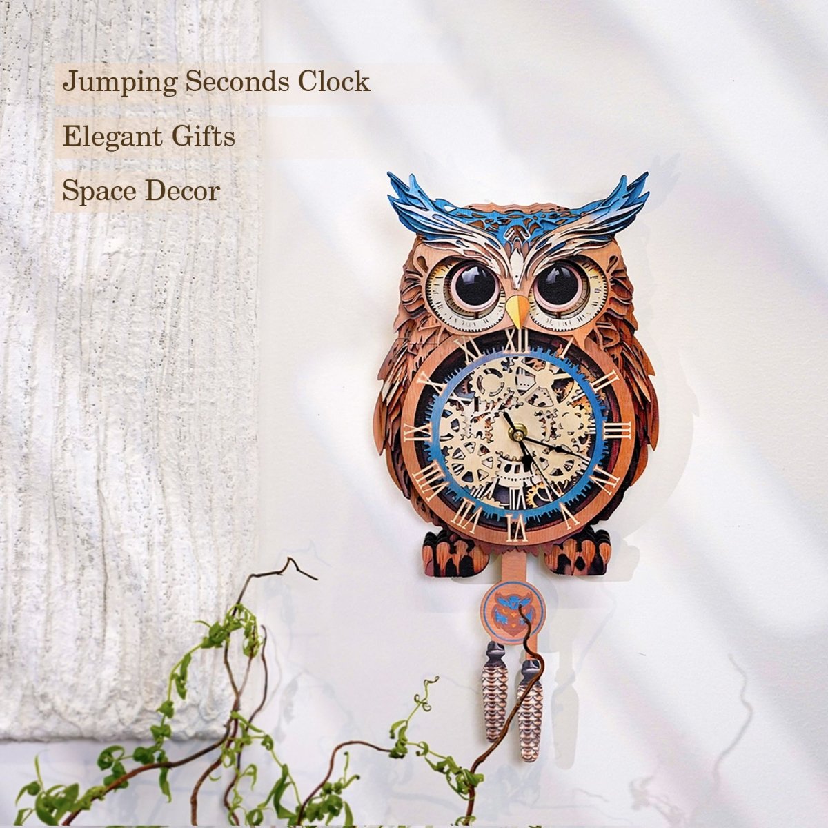 Owl Clock DIY Wooden Puzzle - KAAYEE Puzzle