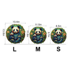 Panda Family 2 Wooden Jigsaw Puzzle - KAAYEE Puzzle