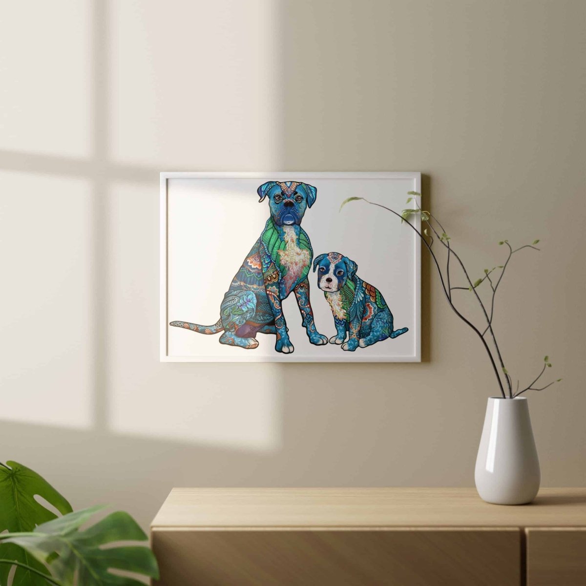 Parent Boxer Wooden Jigsaw Puzzle - KAAYEE Puzzle