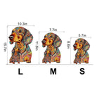 Parent Child Dachshund Wooden Jigsaw Puzzle - KAAYEE Puzzle