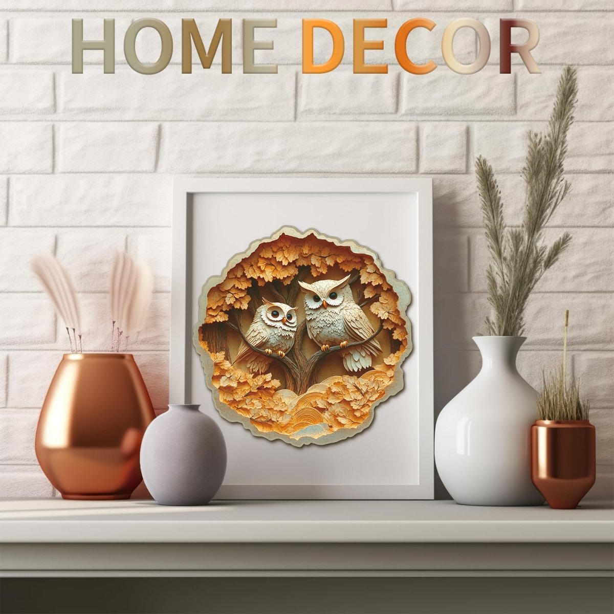 Parent Child Owl Wooden Jigsaw Puzzle - KAAYEE Puzzle