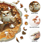 Parent Child Owl Wooden Jigsaw Puzzle - KAAYEE Puzzle