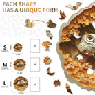 Parent Child Owl Wooden Jigsaw Puzzle - KAAYEE Puzzle