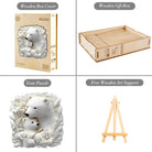 Parent child polar bear Wooden Jigsaw Puzzle - KAAYEE Puzzle