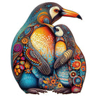 PENGUIN FAMILY Wooden Jigsaw Puzzle - KAAYEE Puzzle