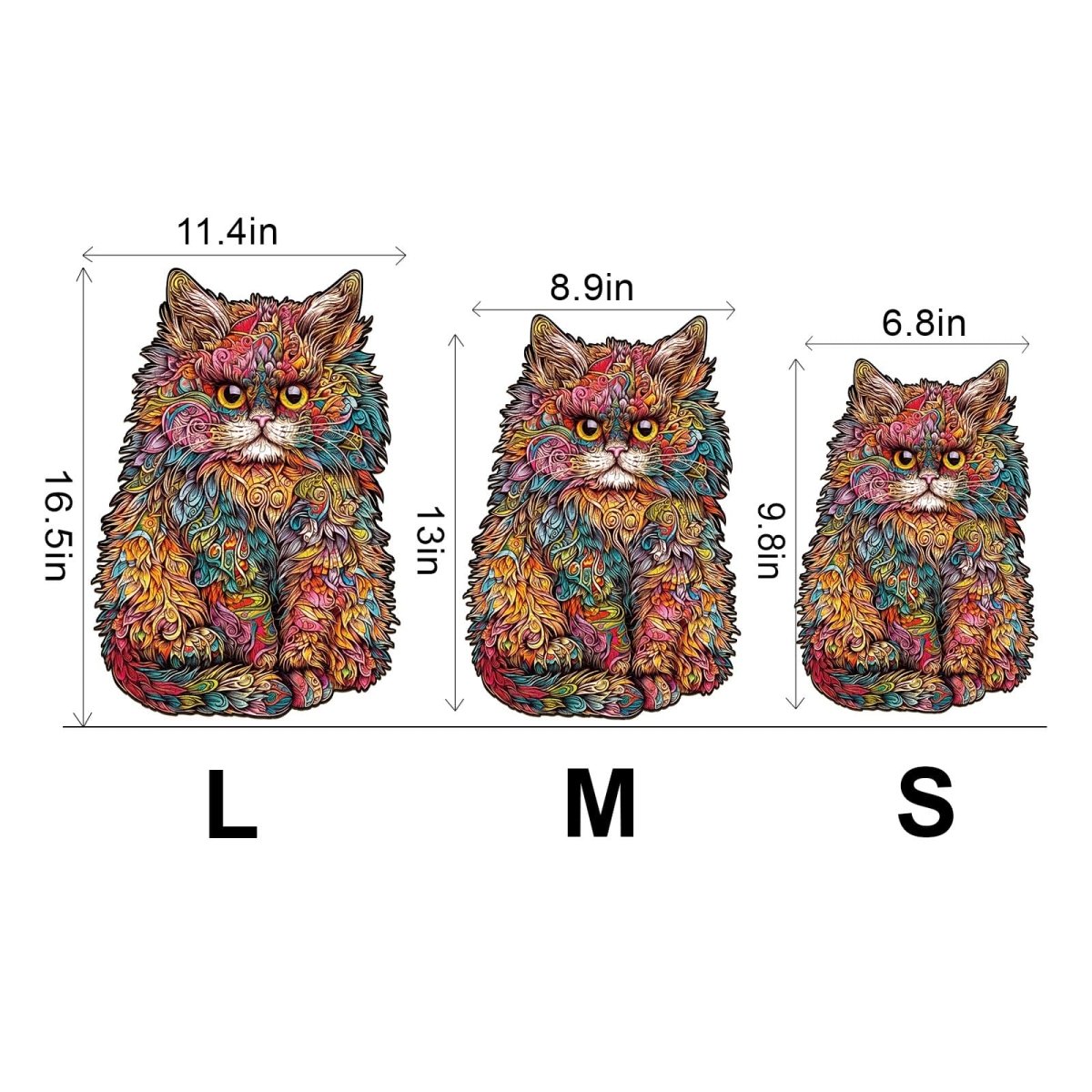 Persian Cat Wooden Jigsaw Puzzle - KAAYEE Puzzle