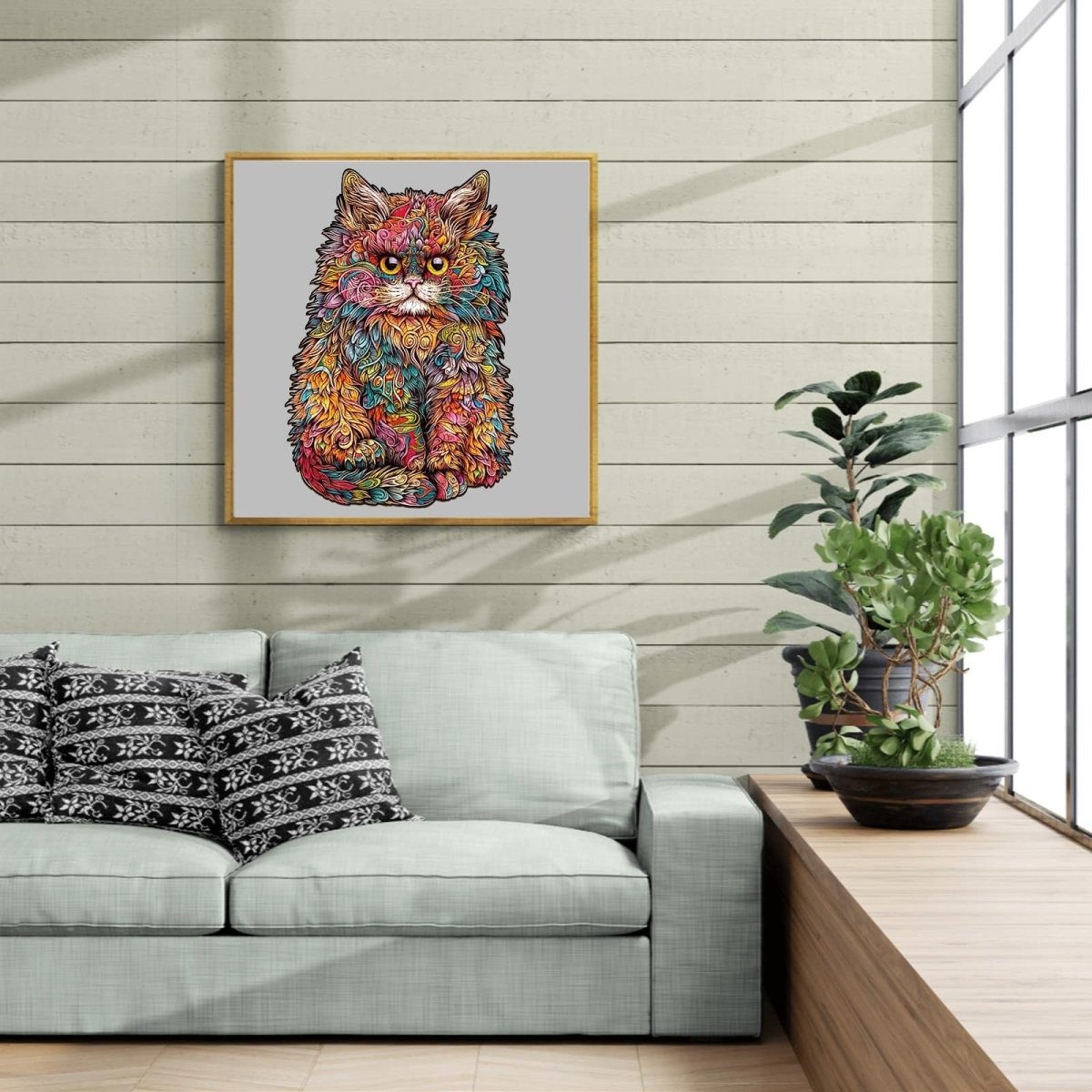 Persian Cat Wooden Jigsaw Puzzle - KAAYEE Puzzle