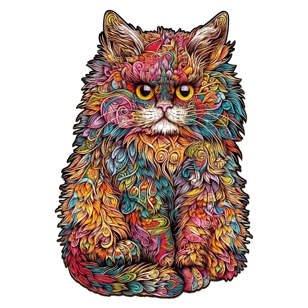 Persian Cat Wooden Jigsaw Puzzle - KAAYEE Puzzle