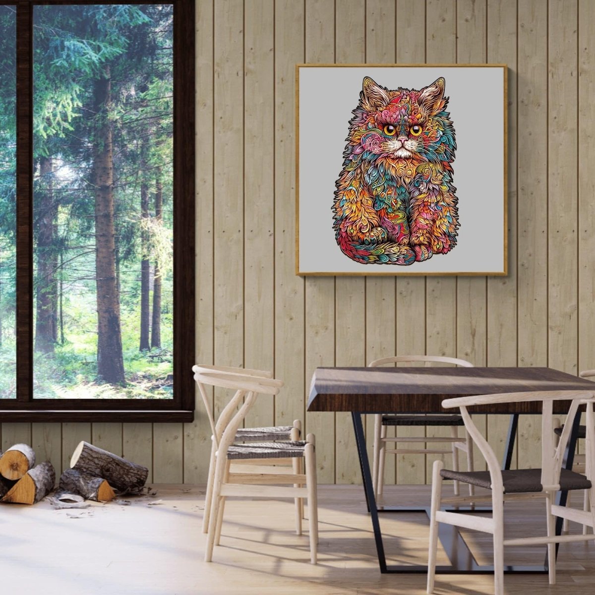 Persian Cat Wooden Jigsaw Puzzle - KAAYEE Puzzle