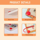 Personalized Baby Name Wooden Magnetic Maze Puzzle with Forest Theme - KAAYEE Puzzle