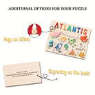 Personalized Baby Name Wooden Puzzle with Marine Animals - KAAYEE Puzzle