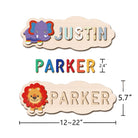 Personalized Baby Name Wooden Puzzle with One Animal Puzzle - KAAYEE Puzzle