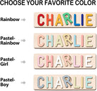 Personalized Baby Name Wooden Puzzle with One Animal Puzzle - KAAYEE Puzzle
