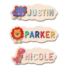Personalized Baby Name Wooden Puzzle with One Animal Puzzle - KAAYEE Puzzle