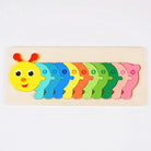 Personalized Baby Name Wooden Puzzle with Stacking Animals - KAAYEE Puzzle