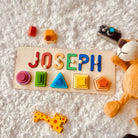 Personalized Stacking Toy Baby Wooden Jigsaw Puzzle - KAAYEE Puzzle