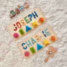 Personalized Stacking Toy Baby Wooden Jigsaw Puzzle - KAAYEE Puzzle