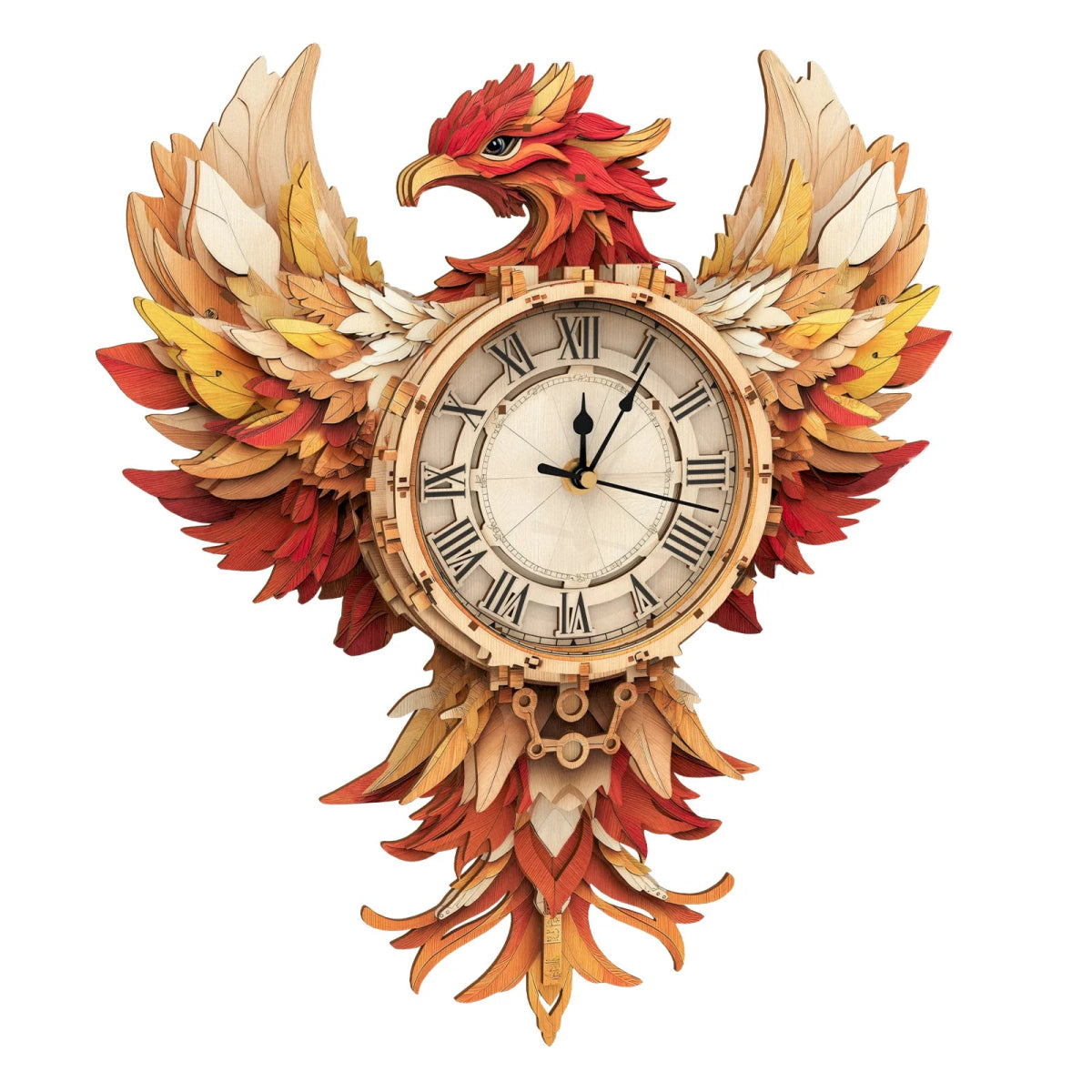Phoenix Wooden Clock Kit - KAAYEE Puzzle