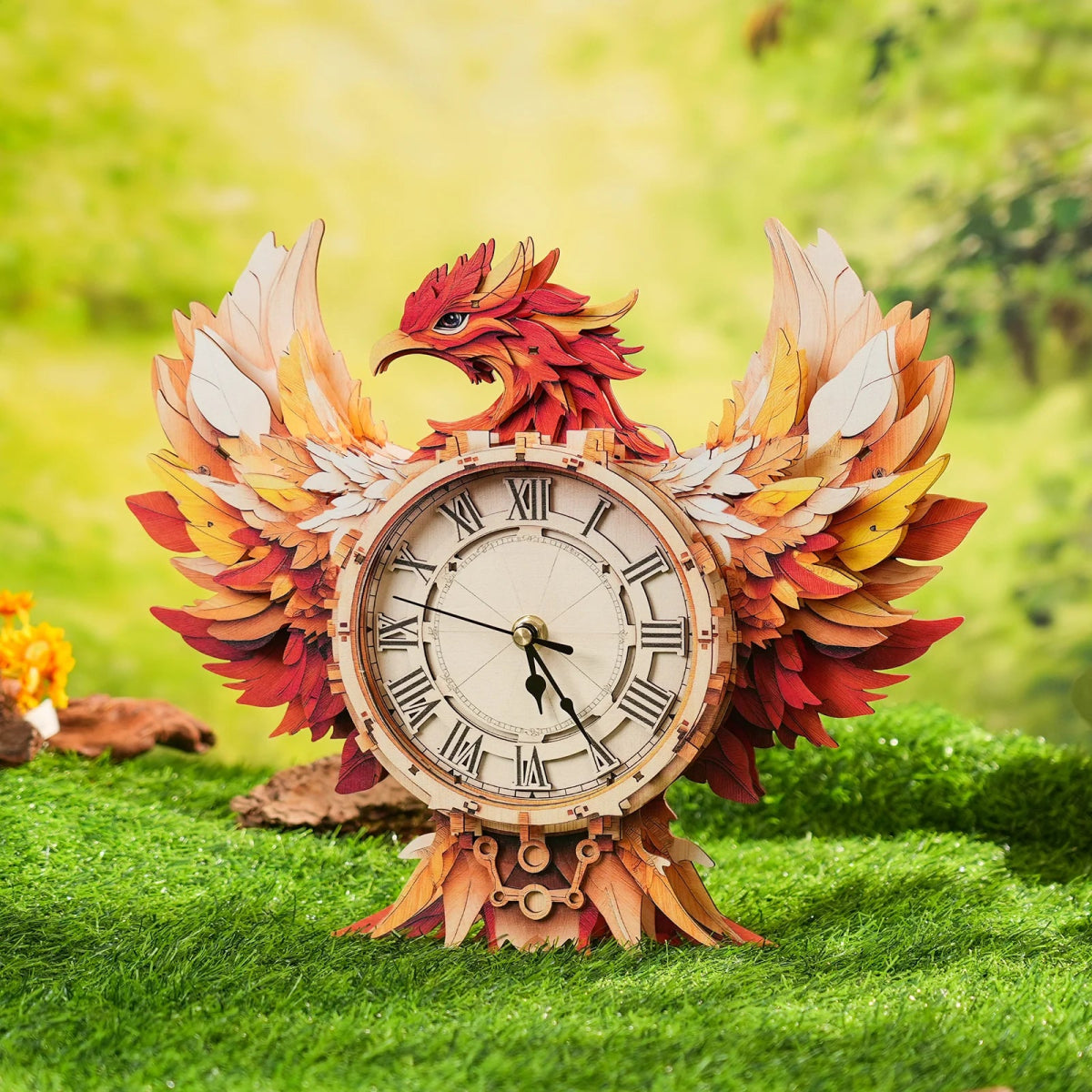 Phoenix Wooden Clock Kit - KAAYEE Puzzle