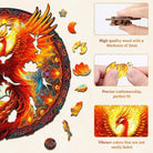 Phoenix Wooden Jigsaw Puzzle - KAAYEE Puzzle