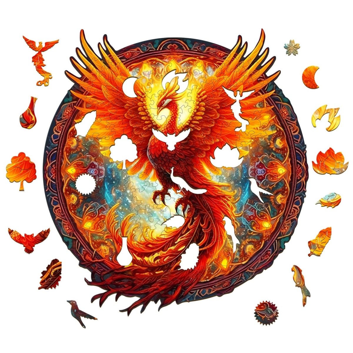 Phoenix Wooden Jigsaw Puzzle - KAAYEE Puzzle