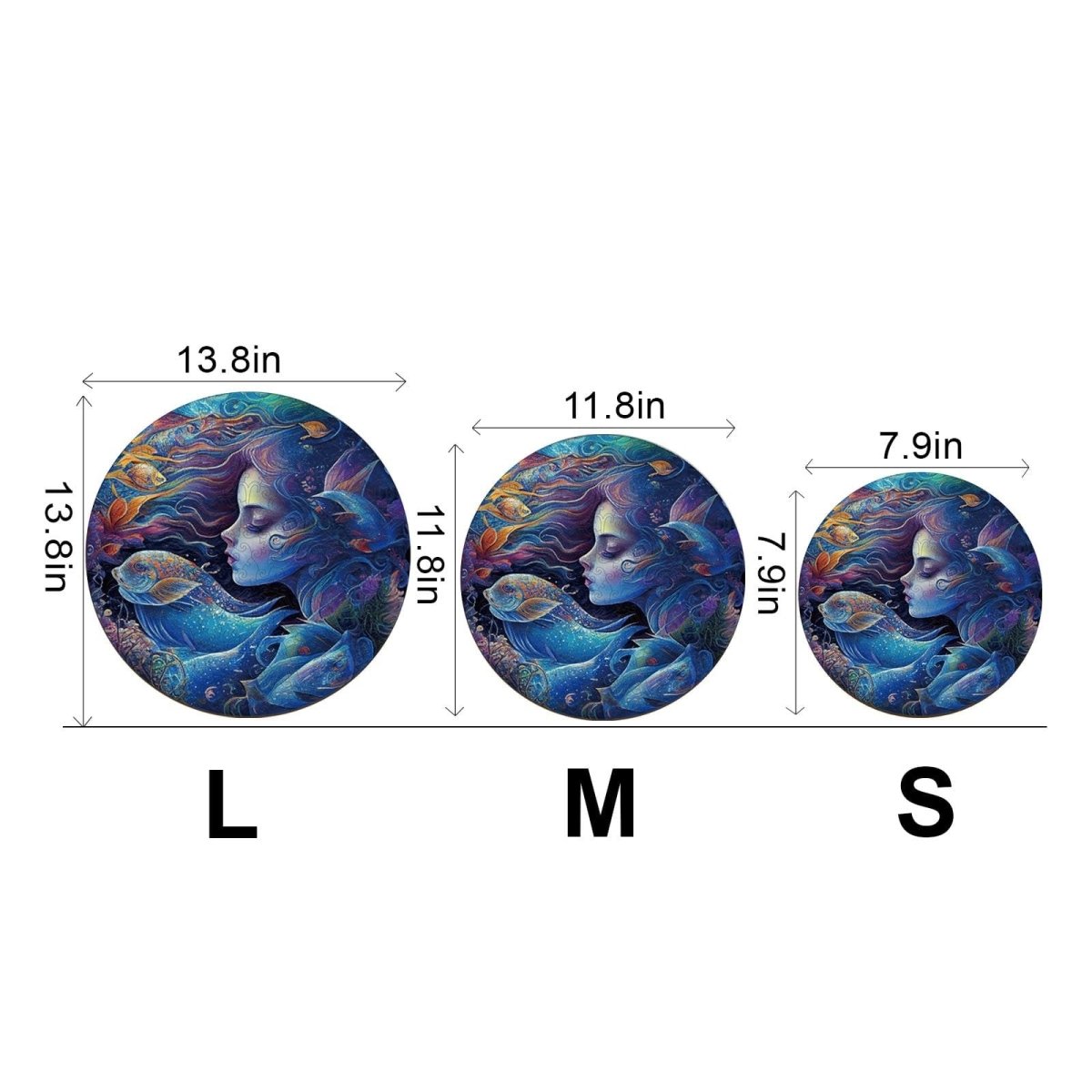 Pisces Wooden Jigsaw Puzzle - KAAYEE Puzzle