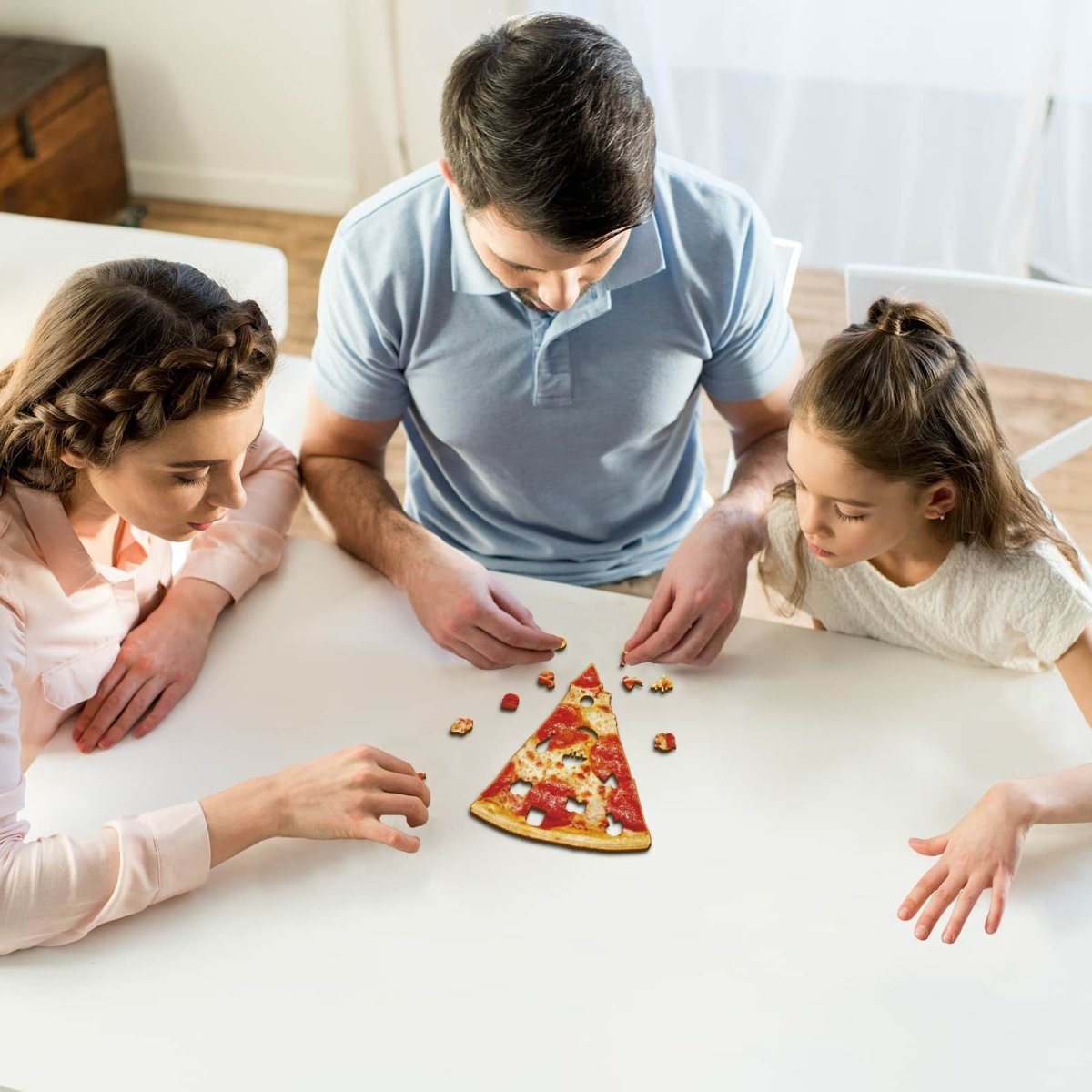 Pizza Wooden Jigsaw Puzzle - KAAYEE Puzzle