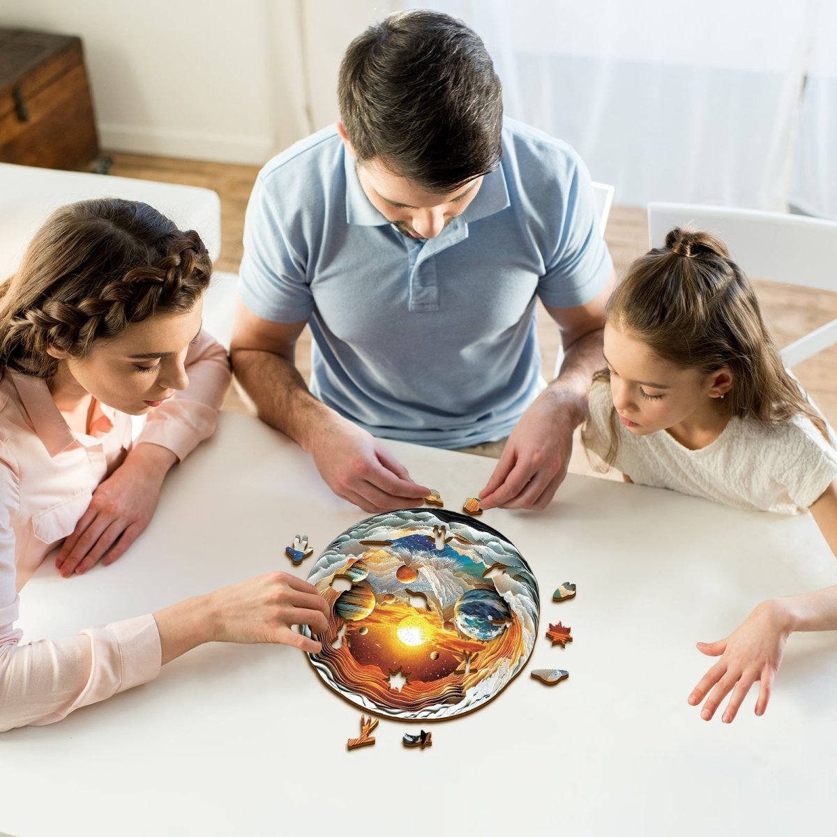 Planet Travel Wooden Jigsaw Puzzle - KAAYEE Puzzle