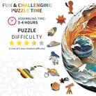 Planet Travel Wooden Jigsaw Puzzle - KAAYEE Puzzle