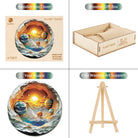 Planet Travel Wooden Jigsaw Puzzle - KAAYEE Puzzle