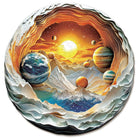 Planet Travel Wooden Jigsaw Puzzle - KAAYEE Puzzle
