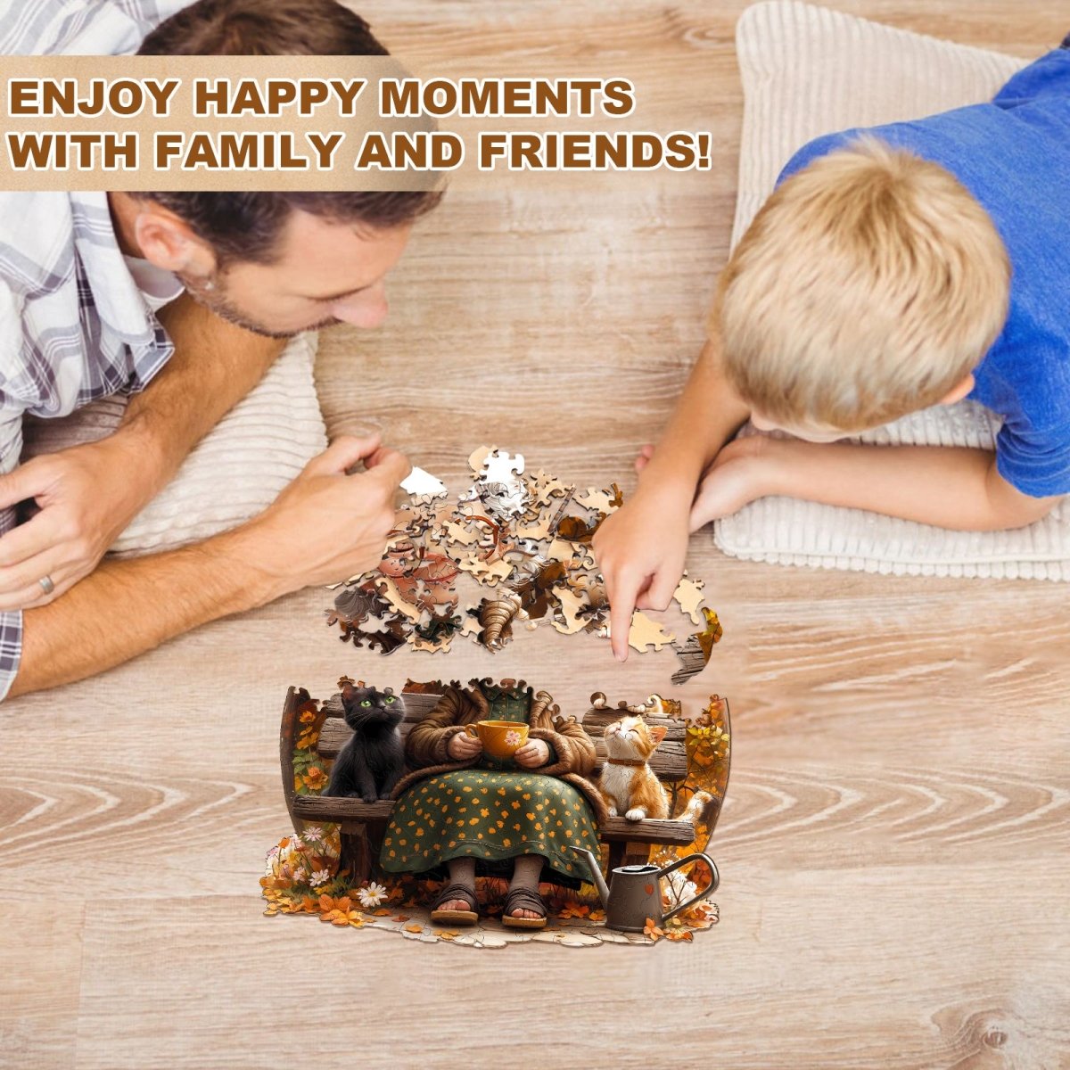 Pleasant afternoon Wooden Jigsaw Puzzle - KAAYEE Puzzle