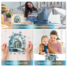 Polar bear mother and cub Wooden Jigsaw Puzzle - KAAYEE Puzzle