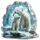 Polar bear mother and cub Wooden Jigsaw Puzzle - KAAYEE Puzzle
