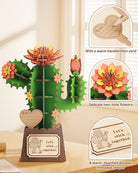 Potted Cactus DIY Wooden Kit - KAAYEE Puzzle