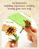 Potted Sunflower DIY Wooden Kit - KAAYEE Puzzle