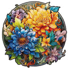 Prosperous Bloom Flower Wooden Jigsaw Puzzle - KAAYEE Puzzle
