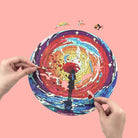 PSYCHEDELIC GIRL Wooden Jigsaw Puzzle - KAAYEE Puzzle