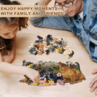 Puppy Garden Wooden Jigsaw Puzzle - KAAYEE Puzzle