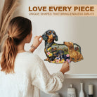 Puppy Garden Wooden Jigsaw Puzzle - KAAYEE Puzzle