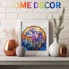 Purple Glass Iris Wooden Jigsaw Puzzle - KAAYEE Puzzle