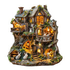 Rabbit’s Tree House Wooden Jigsaw Puzzle - KAAYEE Puzzle