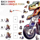 Raptor Riders Wooden Jigsaw Puzzle - KAAYEE Puzzle