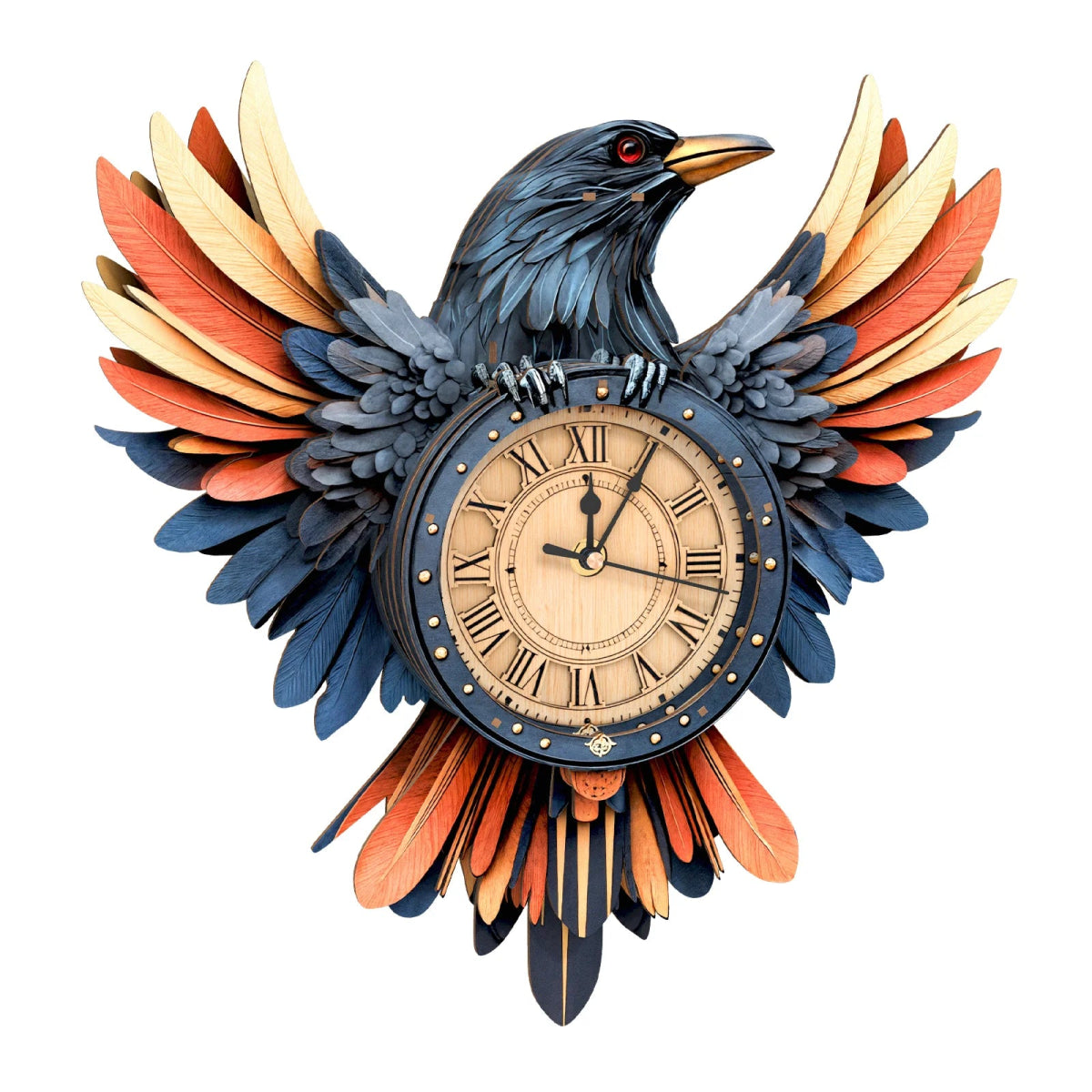 Raven Wooden Clock Kit - KAAYEE Puzzle