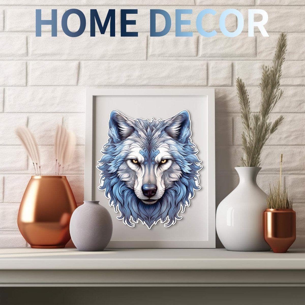 Resolute Snow Wolf Wooden Jigsaw Puzzle - KAAYEE Puzzle