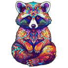 Resourceful Raccoon Wooden Jigsaw Puzzle - KAAYEE Puzzle
