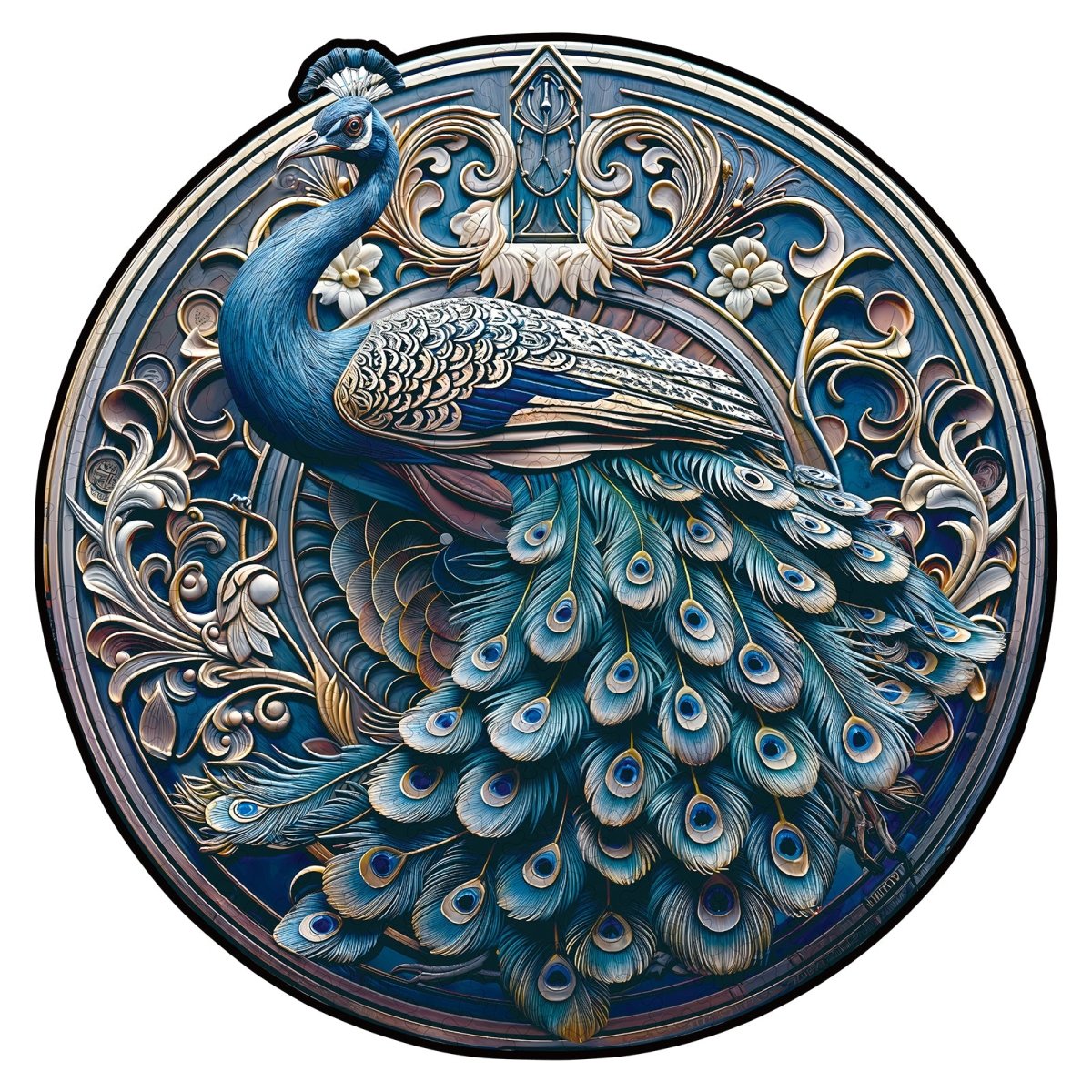 Retro Beautiful Peacock Wooden Jigsaw Puzzle - KAAYEE Puzzle