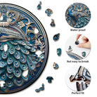 Retro Beautiful Peacock Wooden Jigsaw Puzzle - KAAYEE Puzzle