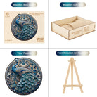Retro Beautiful Peacock Wooden Jigsaw Puzzle - KAAYEE Puzzle