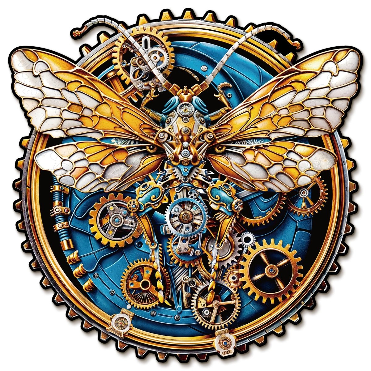 Retro Mechanical Butterfly Wooden Jigsaw Puzzle - KAAYEE Puzzle